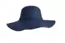 Sombreros Fedora En Paño Mujer Color Azul Oscuro