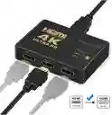 Hdmi Switch 4k Selector Multiplicador Hub Adaptador 3 Puertos Hdmi A Monitor Control Remoto