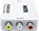 Adaptador Hdmi A Rca Convertidor Av Tv Box A Televisor Crt