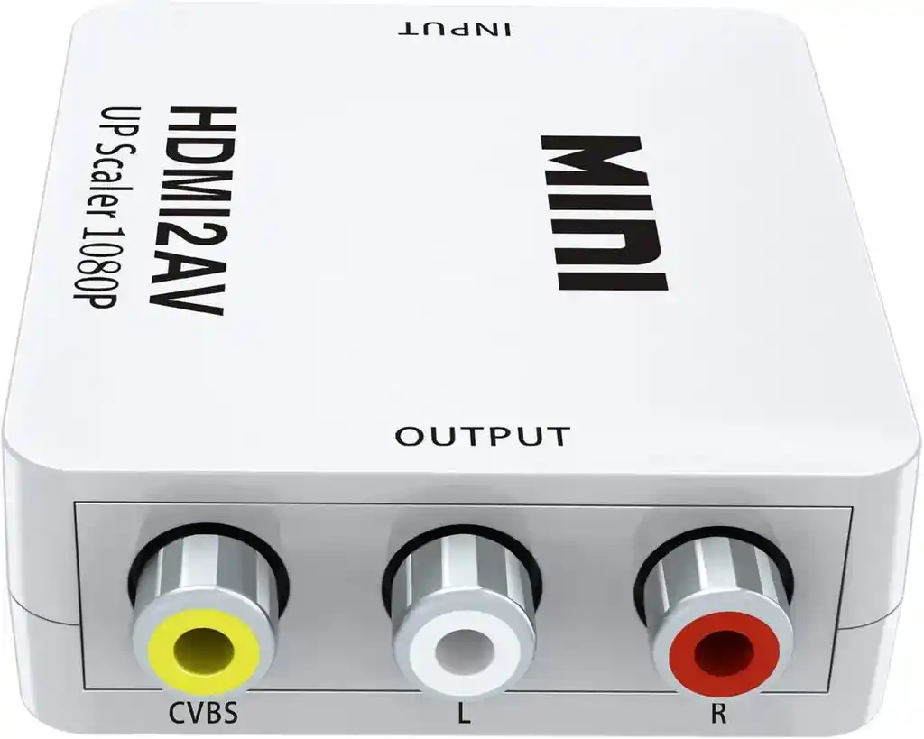 Adaptador Hdmi A Rca Convertidor Av Tv Box A Televisor Crt