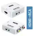 Adaptador Hdmi A Rca Convertidor Av Tv Box A Televisor Crt