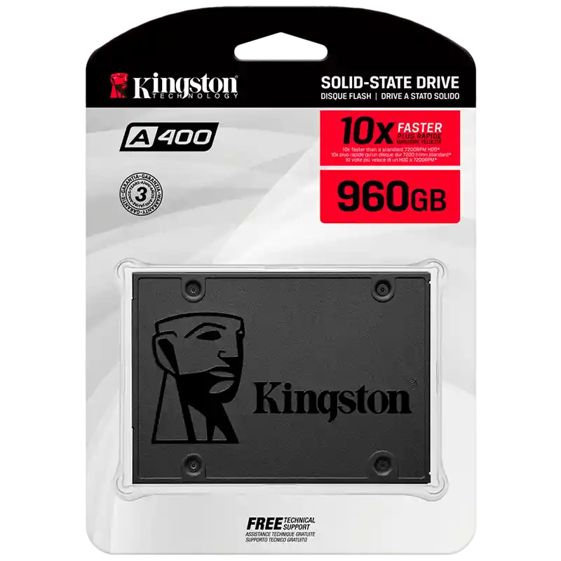 Unidad Solida Kingston 2.5" A400 960gb