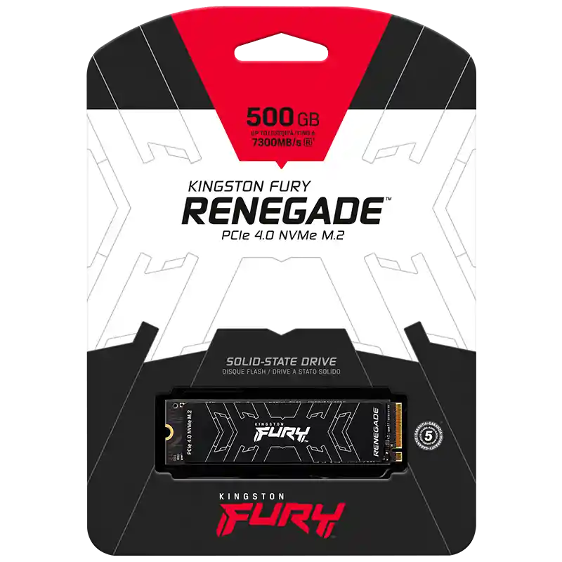 Unidad Solida Kingston M.2 Fury Renegade Nvme Pcie 500gb Gen 4x4