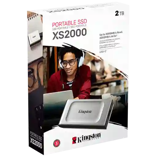 Unidad Solida Externa Kingston Xs2000 2tb