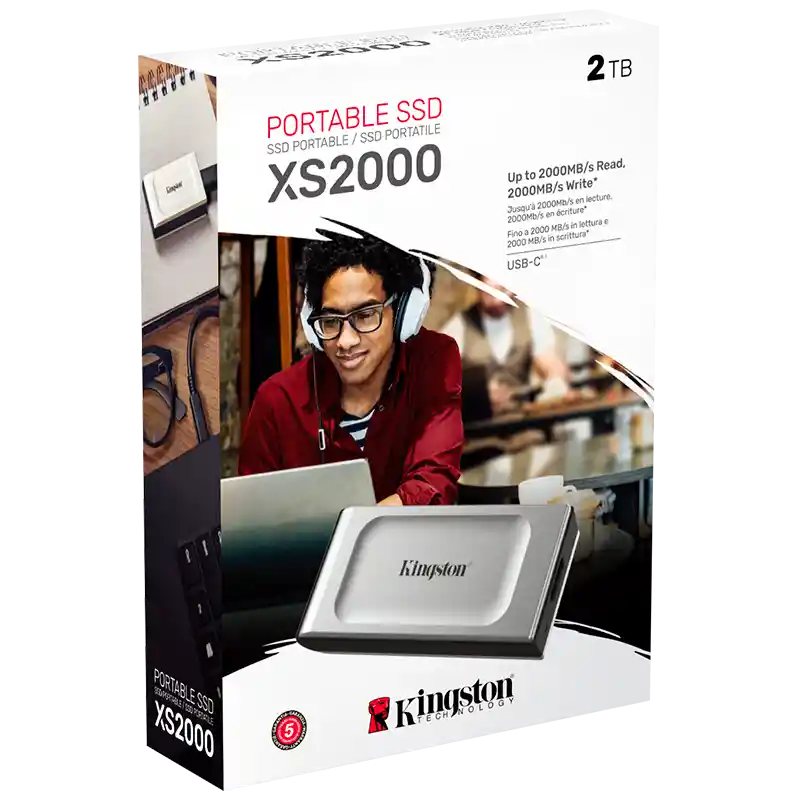 Unidad Solida Externa Kingston Xs2000 2tb