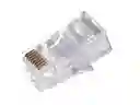 Conector De Red Terminal Rj45 Cat 5e / Bolsa X 100 Unidades