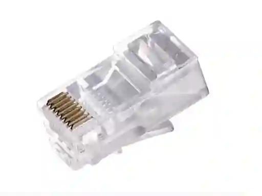 Conector De Red Terminal Rj45 Cat 5e / Bolsa X 100 Unidades