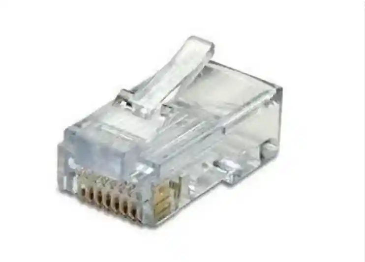 Conector De Red Terminal Rj45 Cat 5e / Bolsa X 100 Unidades