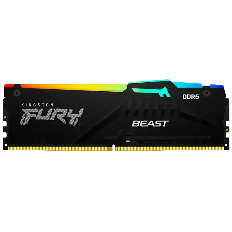 Memoria Ram Pc Kingston Fury Beast Ddr5 32gb 4800mt/s Rgb