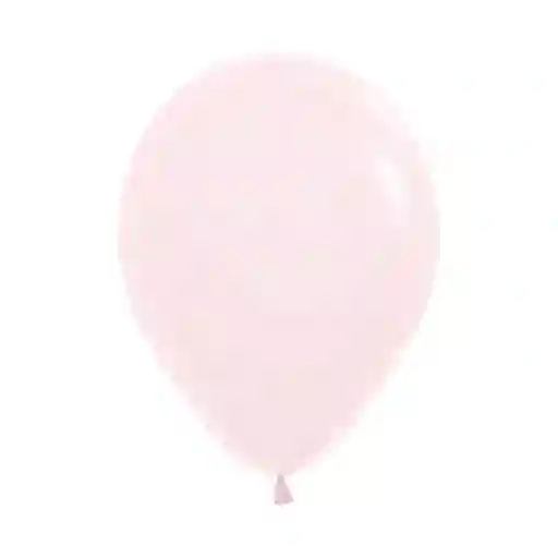 Globo R12 Pastel Mate Rosado Sempertex X 10 Unidades