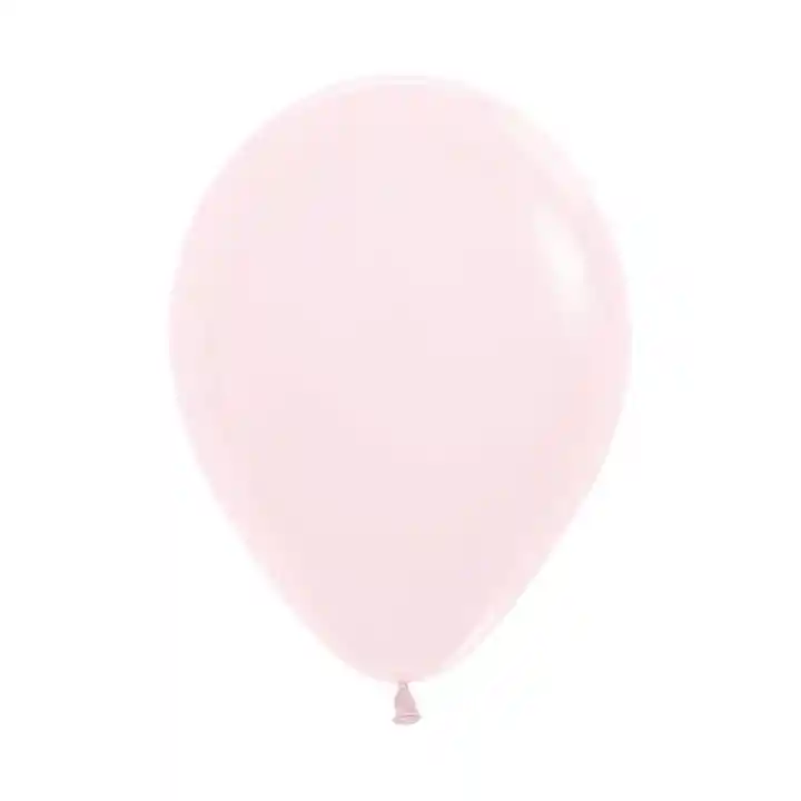 Globo R12 Pastel Mate Rosado Sempertex X 10 Unidades