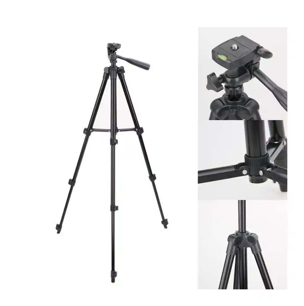Tripode Para Camara Y Celular De Aluminio Medida 1.15cm