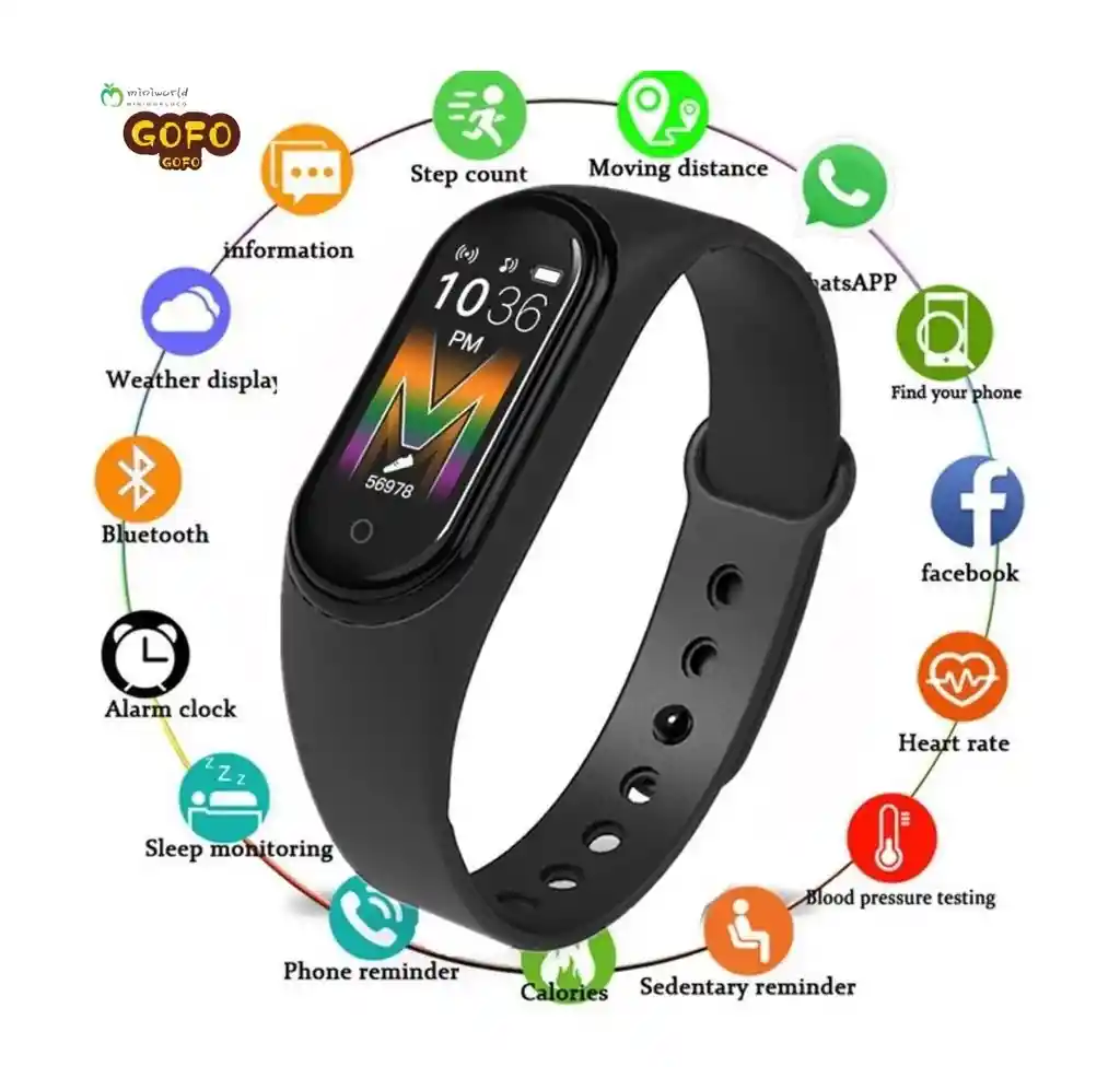 Reloj Inteligente Smartband M5 Pulcera Brazalete Smartwatch