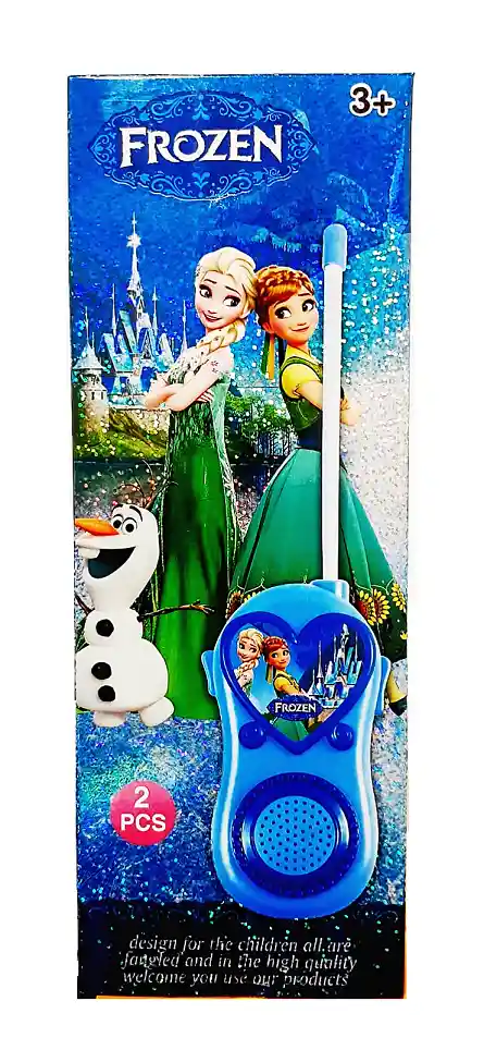 Juguete Walkie Talkie Infantil Bouitoqui Frozen. 2 Unidades