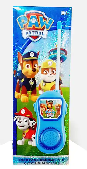 Juguete Walkie Talkie Infantil Boquitoqui Paw Patrol. 2 Unidades