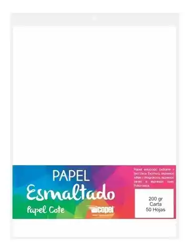 Papel Propalcote Esmaltado Carta X 150 Gr Paquete X 20 H