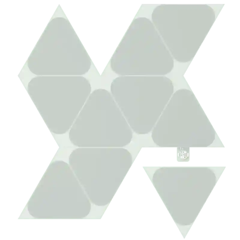 Panel Led Nanoleaf Shapes Expansión Pack (10 Mini Triangle)