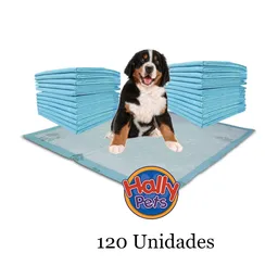 120 Unidades Pañales Entrenador Perro Sin Adhesivos