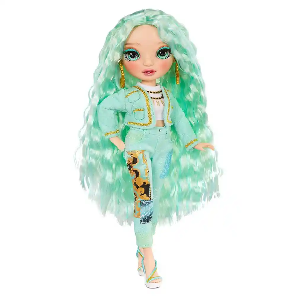 Muñeca De Moda Rainbow High Serie 3 Menta Original