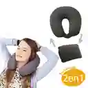 Cojin Cervical/mini Almohada 2 En 1 (negro)