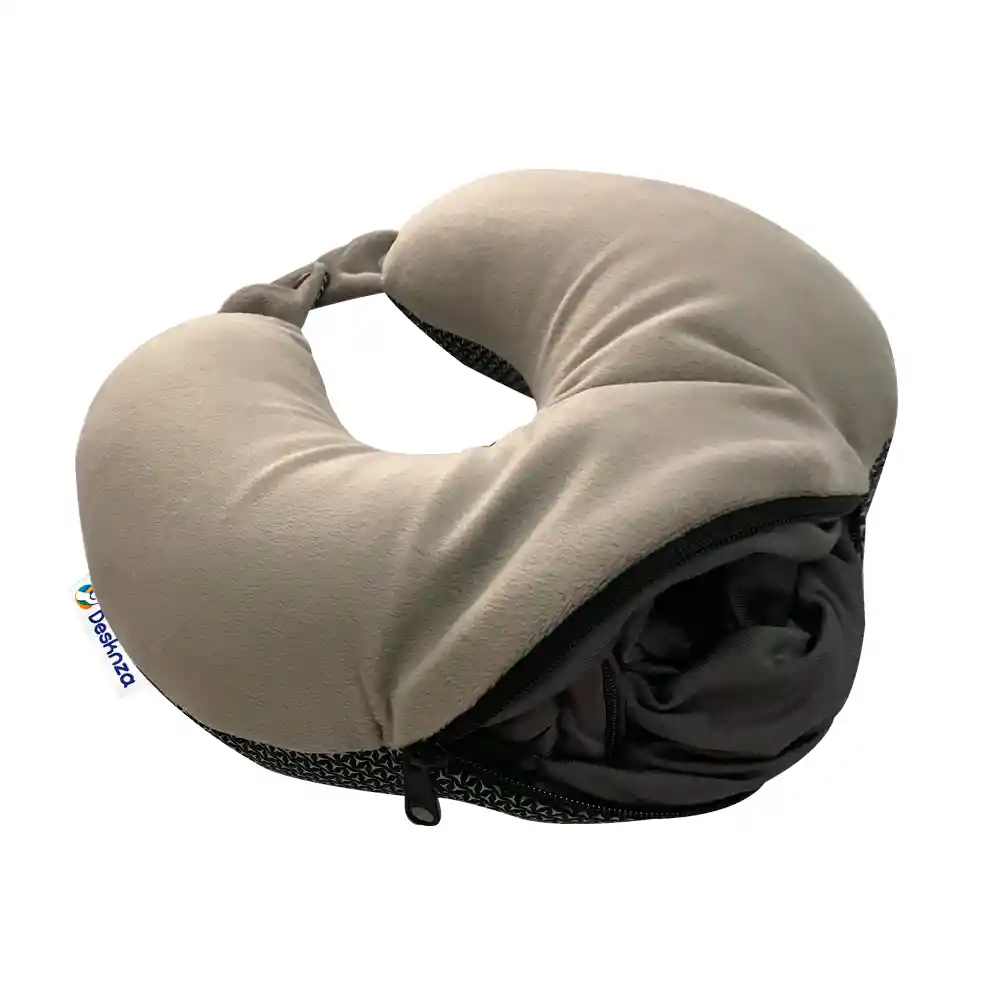 Cojin Cervical/mini Almohada 2 En 1 (azul)