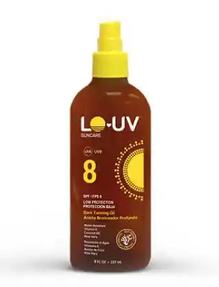 Spray Bronceador En Aceite Spf 8 - Lo Uv