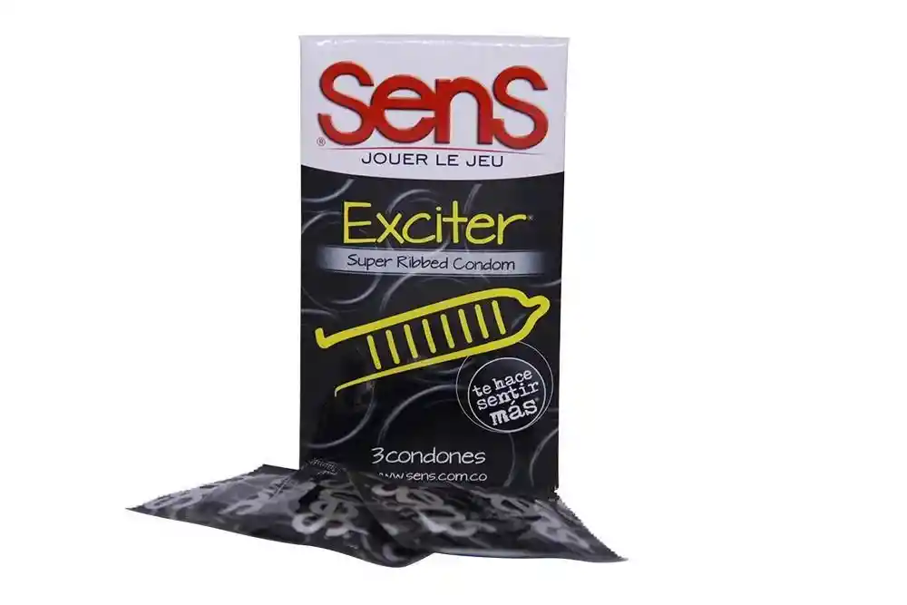 Condones Sens Exciter X 3