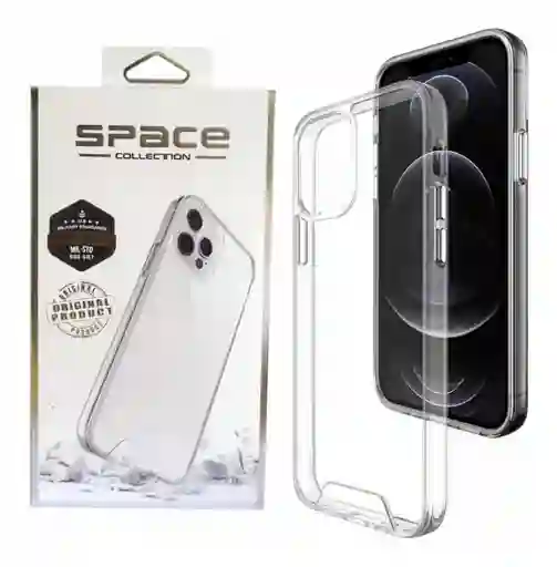Estuche Para Iphone 14 Pro Max Space Transparente Anti Golpe Rígido