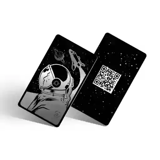 Tarjeta Nfc Y Qr Ontouch - Silver Spaceman