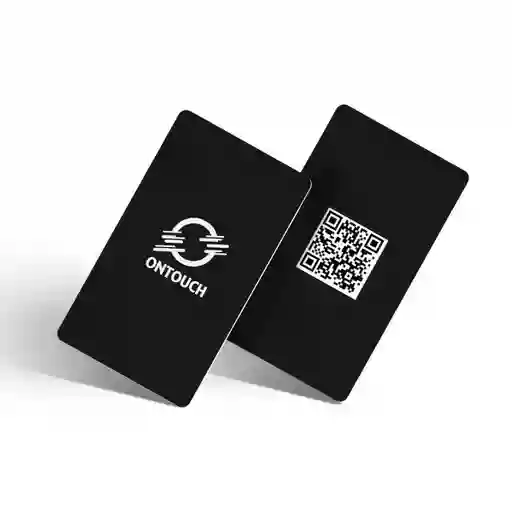 Tarjeta Nfc Y Qr Ontouch - Black Ontouch