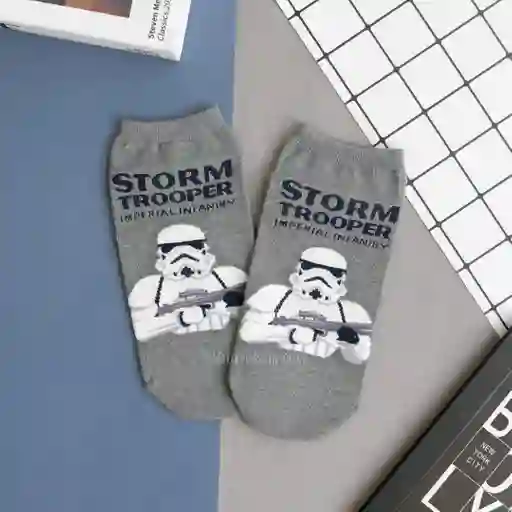 Medias Tobilleras Star Wars - Stormtrooper (gris)