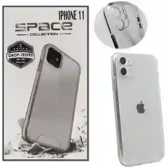 Estuche Para Iphone 11 Space Transparente Antigolpe Rígido