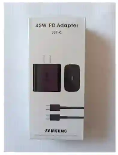 Cargador Adaptador Samsung 45w Pd Tipo C A C - Carga Rápida