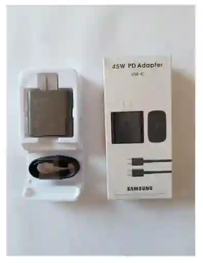 Cargador Adaptador Samsung 45w Pd Micro Usb A Tipo C - Carga Rápida