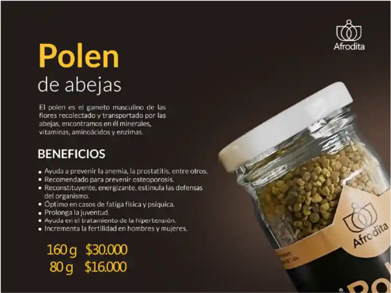 Polen De Abejas Afrodita 80g