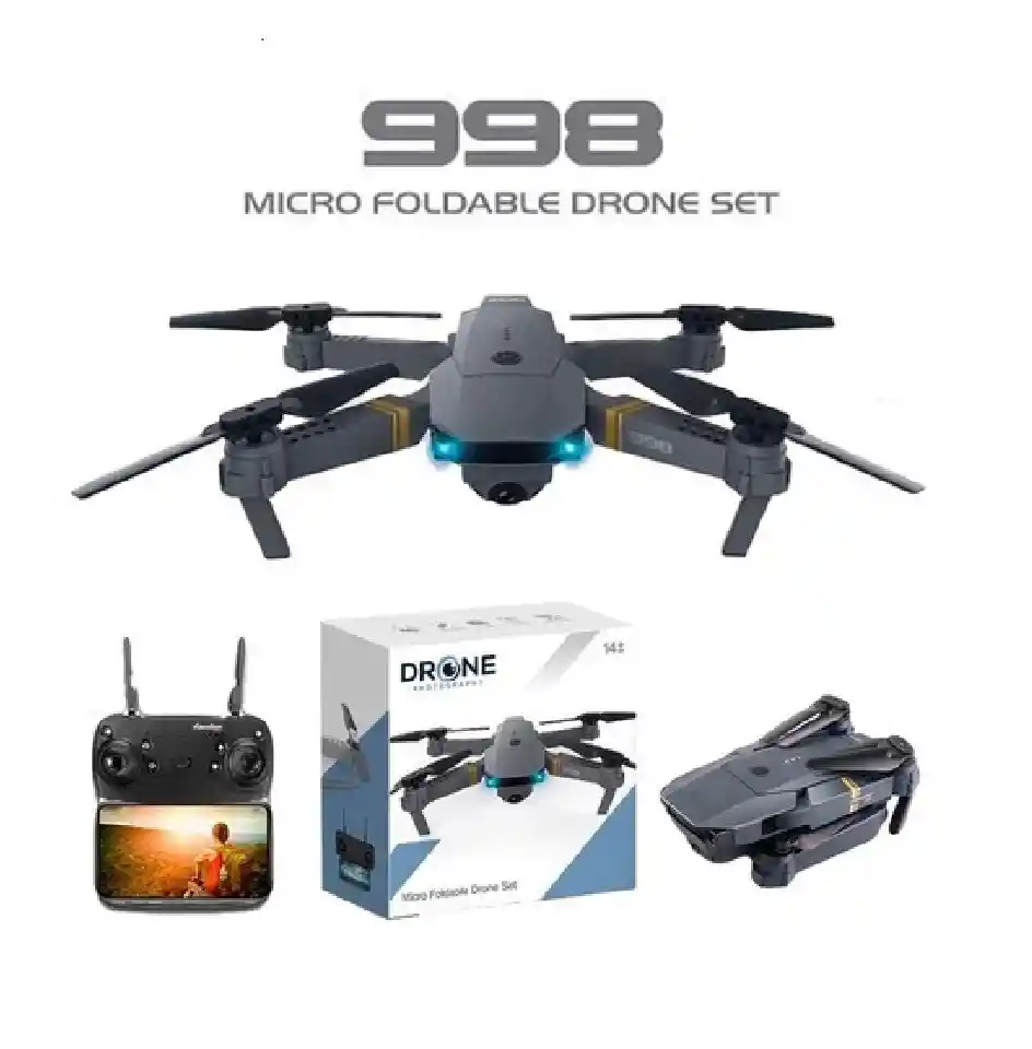 Drone 998 Plegable Con Camara Ideal Para Principiantes