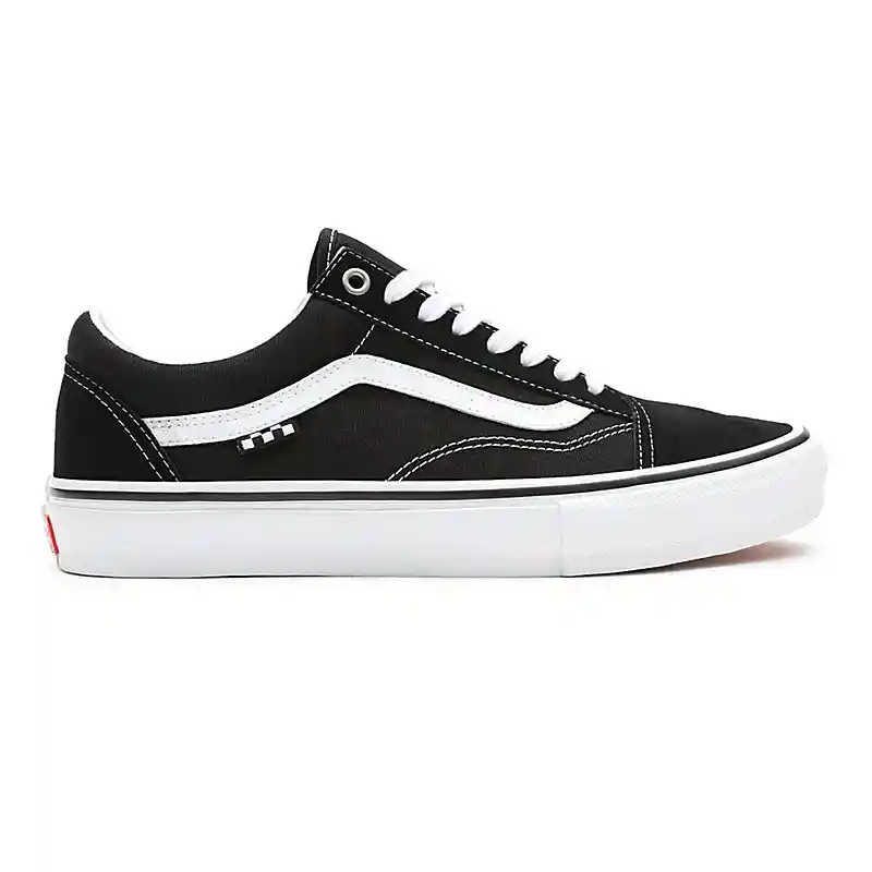Zapatos Vans Skate Old Skool Black White Talla 9.5
