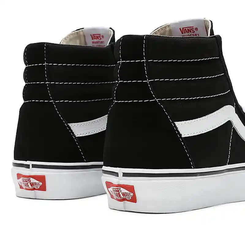 Zapatos Vans Skate Sk8-hi Black White Talla 7.5