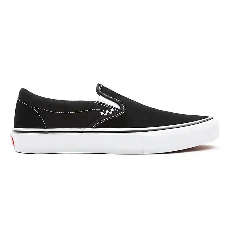 Zapatos Vans Skate Slip-on Black White Talla 8.5