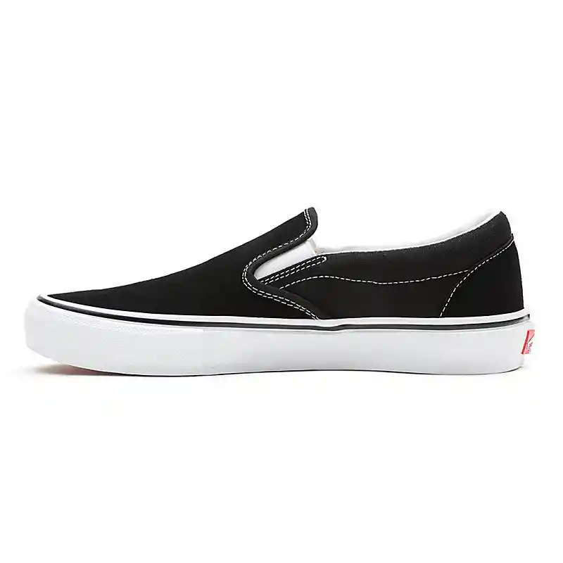 Zapatos Vans Skate Slip-on Black White Talla 9