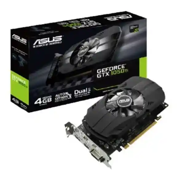 Tarjeta De Video Nvidia Asus Phoenix Geforce 10 Series Gtx 1050 Ti Ph-gtx1050ti-4g 4gb