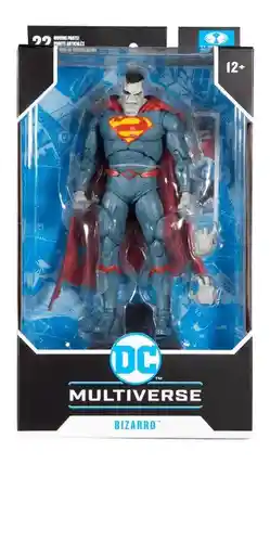 figura coleccionable de superman bizarro DC multiverse