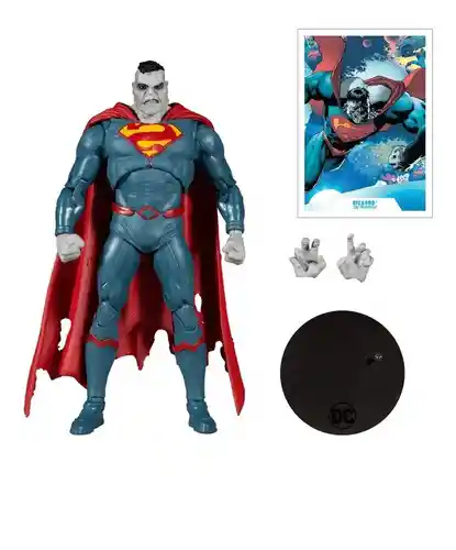 figura coleccionable de superman bizarro DC multiverse