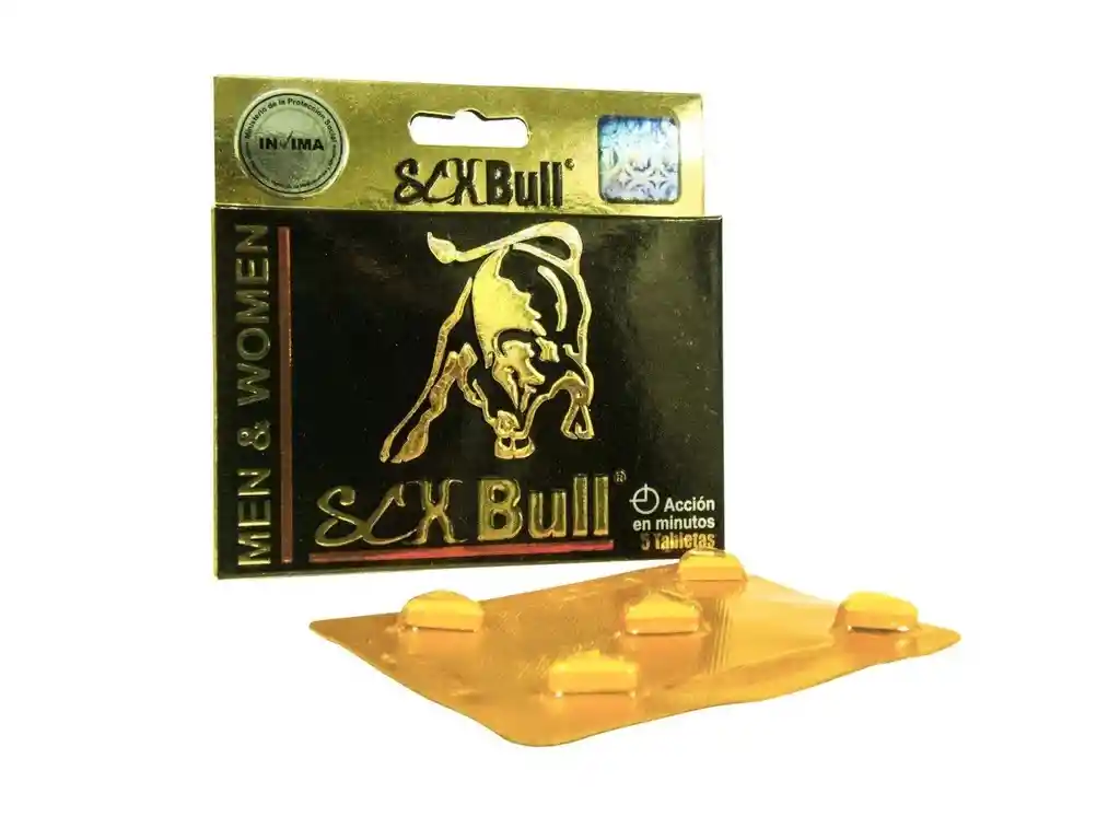Estimulante Masculino Scx Bull X 5 Tab