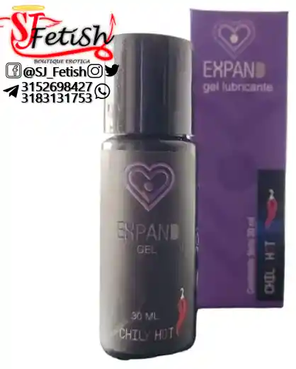 Lubricante Anal Expand Gel 30ml Chily Hot