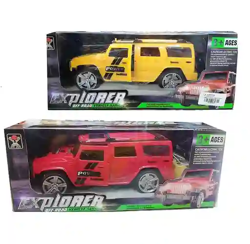 Juguete Carro A Control Remoto Campero Explorer Estilo Hummer Ref 553-54