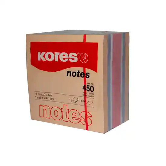 Kores Cubo para Tomar Notas Color Pastel