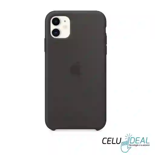 Estuche Silicona Iphone 11 Negro