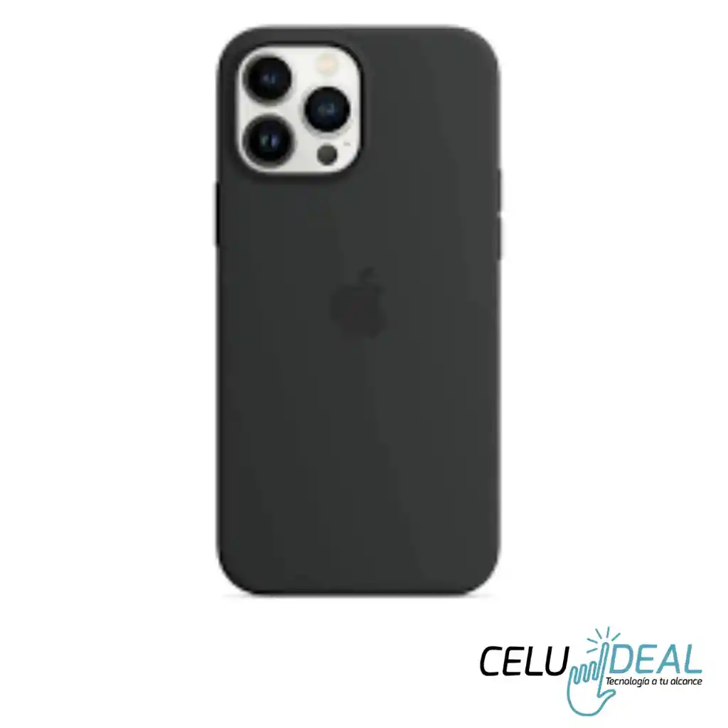 Estuche Silicona Iphone 13 Pro Max Negro