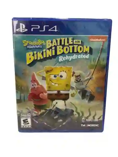 Bob Esponja Battle For Bikini Bottom Rehydrated Para Ps4 Nuevo Fisico